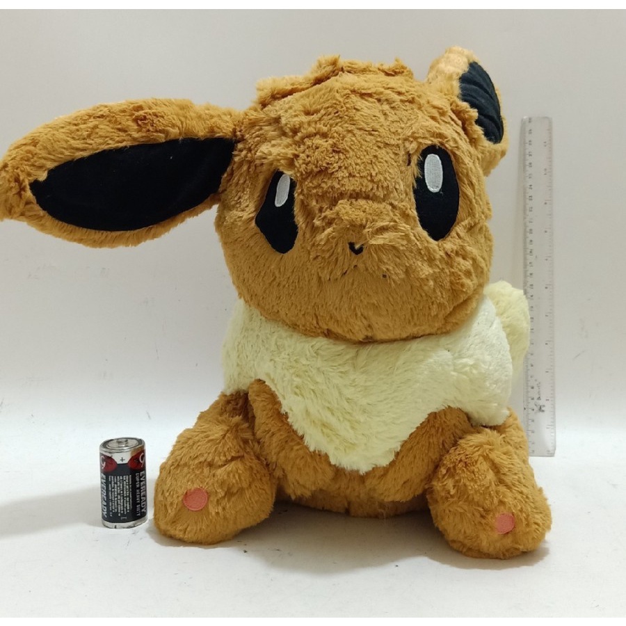 pokemon center eevee big fluffy plush doll nintendo