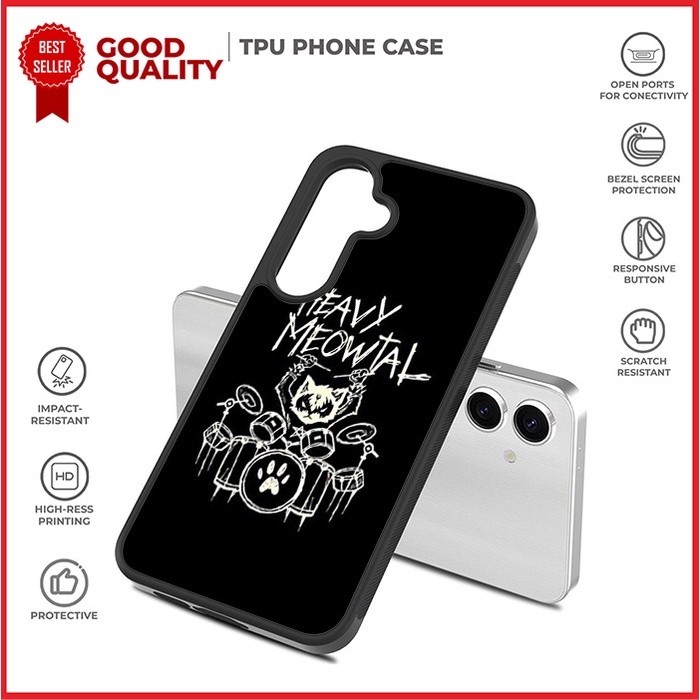 Case Casing Samsung A56 A36 A26 A16 A55 A35 A25 A15 A05s A54 A34 A24 A14 A73 A53 A33 A23 A72 A52 Hea