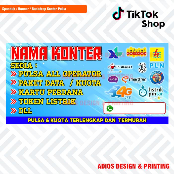 Mntb" Spanduk Banner Konter Pulsa / Celluler - Spanduk Pulsa Uk Variasi