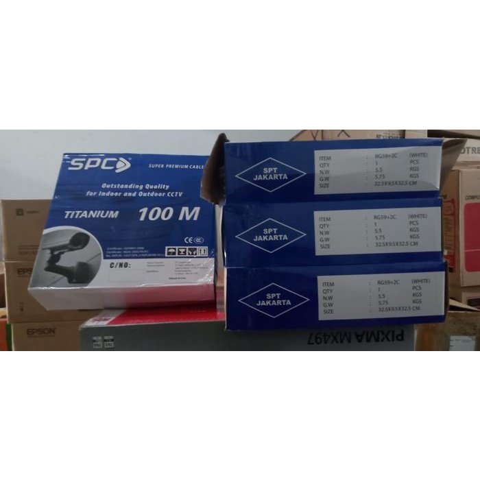 KABEL CCTV SPC RG59 + POWER 1ROLL 100Meter INDOOR OUTDOOR