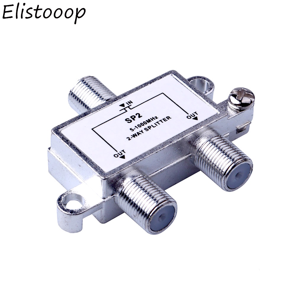 2 In 1 Dual Sat Diplexer Satellite Splitter TV Signal Mixer Satellite Sat Coaxial Combiner Cable Spl
