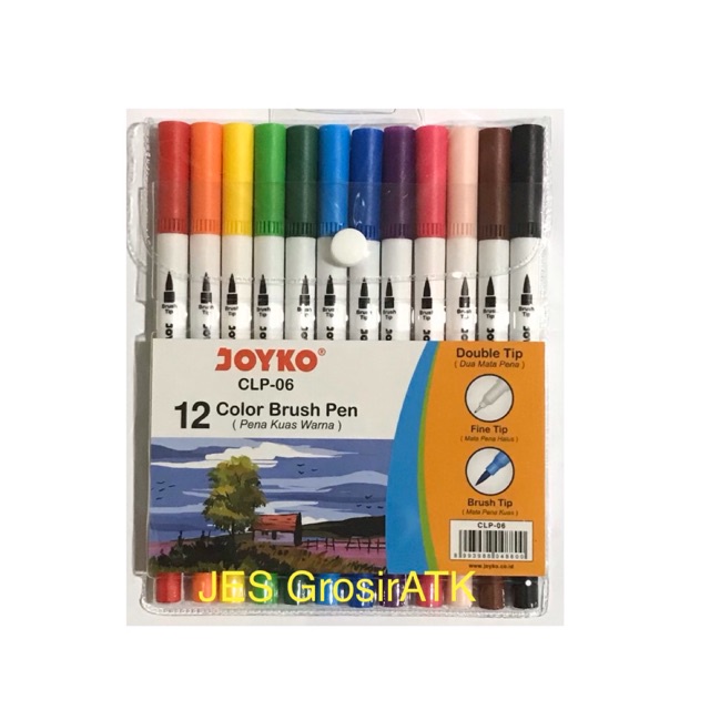 

Brush Pen Joyko CLP-06 (12 Warna) [Set] Dw05