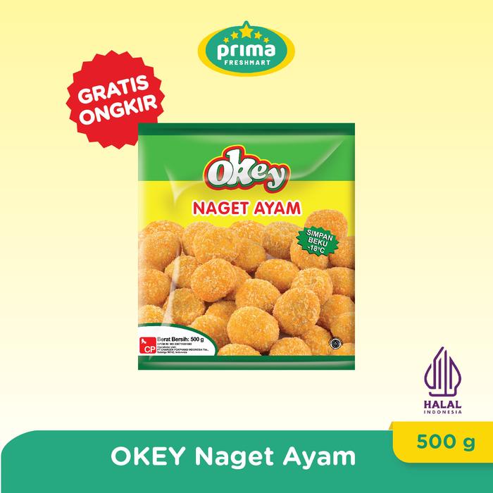 

Kuliner.Kita Okey Naget Ayam 500 (Nugget) Gr