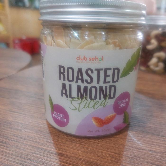 

Kuliner.Kita Roasted Almond Sliced 250G Sugar Free Natural Organic