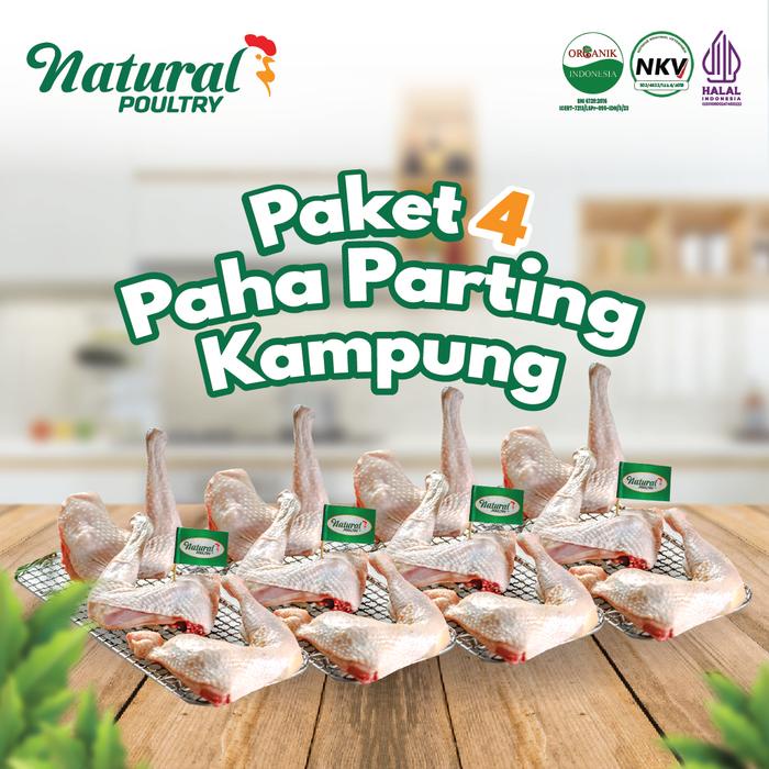 

Paha Ayam Kampung Asli (300 Gram) Natural Poultry - Paket 4 Pack