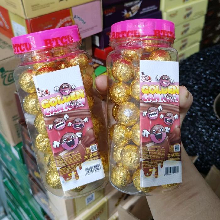 

Kuliner.Kita Tobelo Golden Cannon 2 Toples Cokelat Bola Rasa Strawberry Isi Rice Crispy