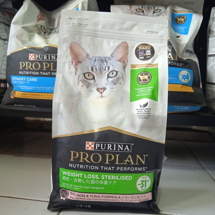 Pro Plan Cat Weight Loss, Sterilised Salmon & Tuna Formula 1,5 Kg