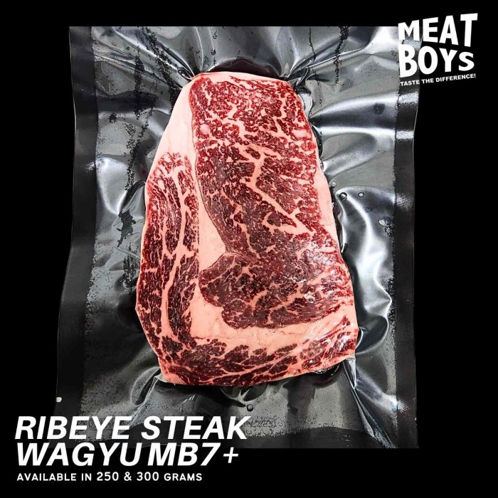 

Ribeye Wagyu Steak Mb7+ [300Gr]