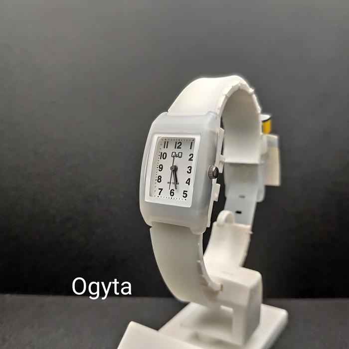 Q&Q QQ Jam Tangan Wanita Anak-Anak Tali Karet VP33J807Y Original