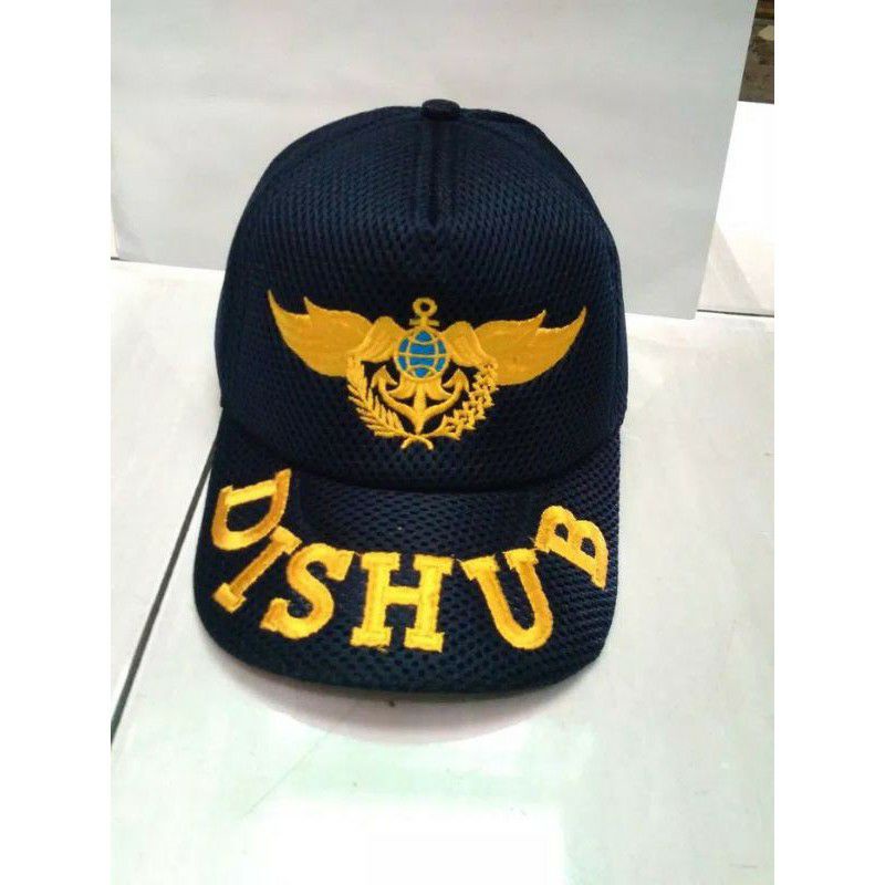 topi jaring DISHUB, topi dishub jaring, topi wing dishub