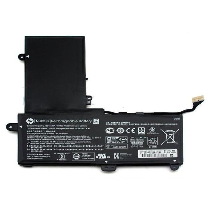 BATERAI LAPTOP HP PAVILION X360 11-AB002NIA AB030TU TPN-C128 NU03XL