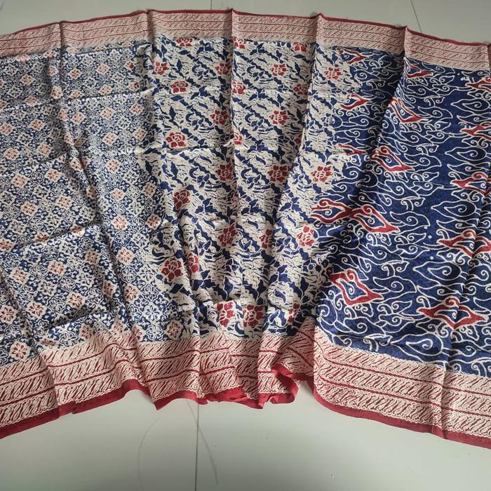 TERPERCAYA Kain batik viscose 3D 3 dimensi batik fariza cirebon cap tulis soft