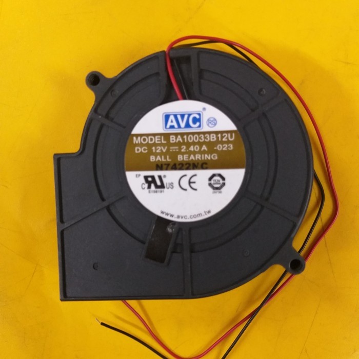 [Expert] fan kipas 9cm 12v keong ball bearing merk AVC