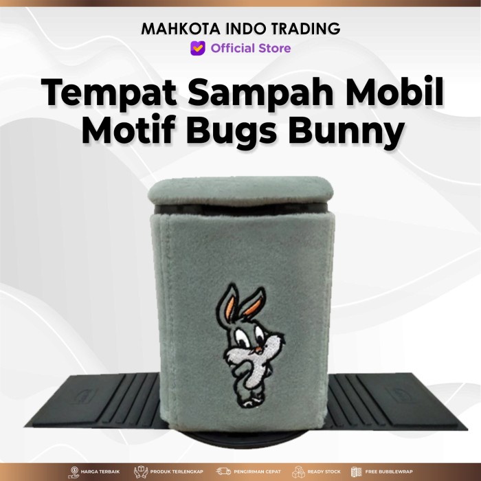 TEMPAT SAMPAH Bugs Bunny Kelinci Lucu / Aksesoris Mobil Bugs Bunny