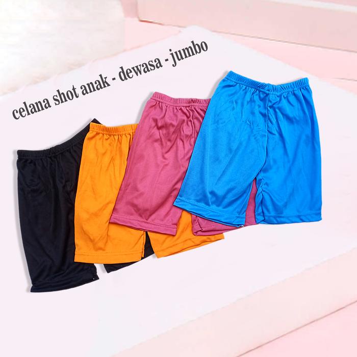 Gemyz- 6 PCS celana shot wanita sot pendek anak perempuan S SD SMP SMA HAWAI JUMBO Fashion