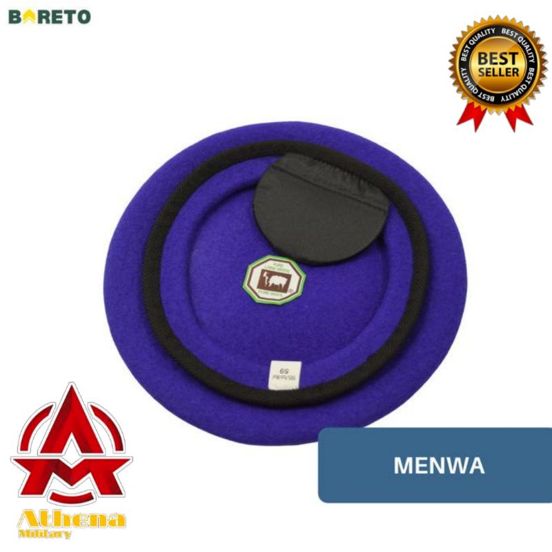 Baret Menwa camel super wool Baret ungu menwa camel super wool