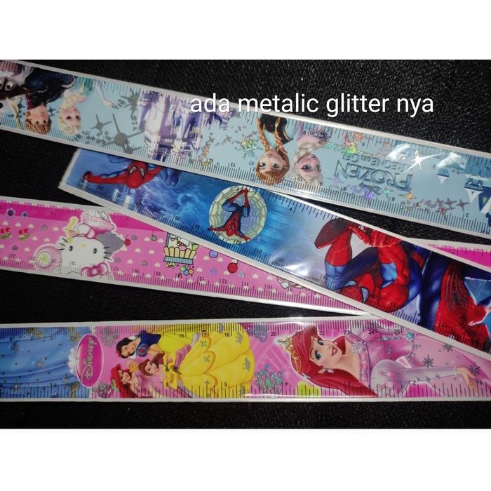 

Produk Unggulan] penggaris 30 cm besi yosep karakter disney hologram satuan aman