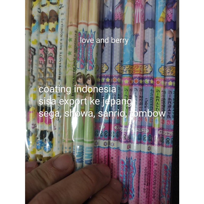

,,,,,,,] pensil sega satuan jepang love and berry / kirarin revolution 2b / b