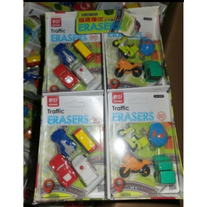 

+++++] penghapus blister set fancy qihao ada 7 macam( satuan)