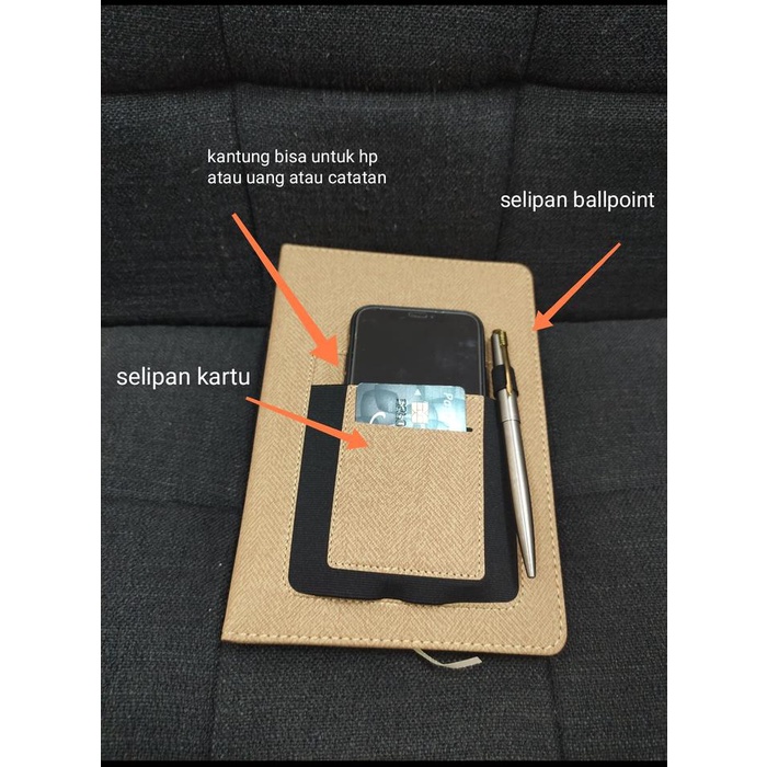 

<<<<<] fabric note book A5 agenda planner hard cover saku adam 14.5x 21.5 100