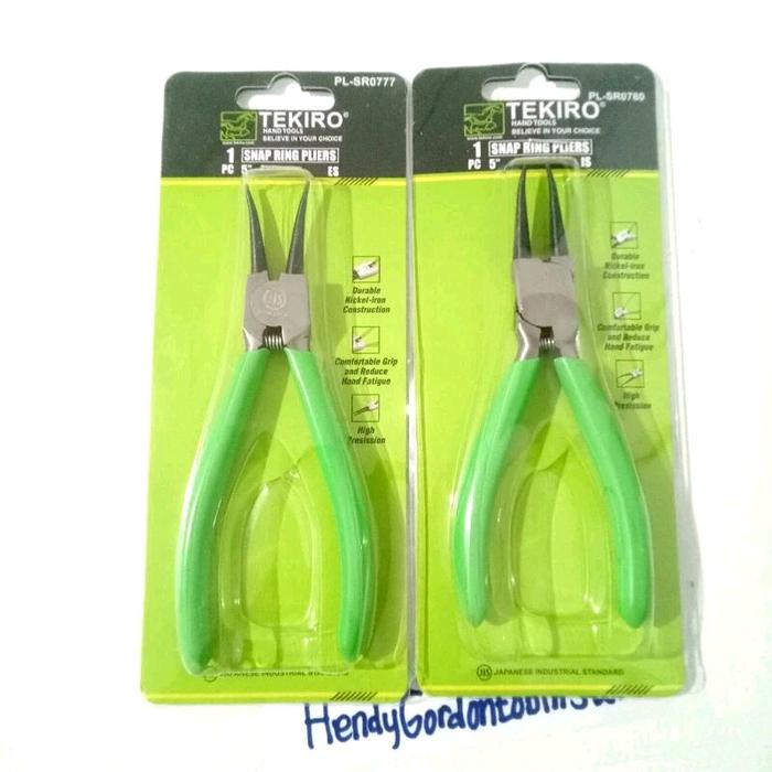 Sudimampir Tekiro Tang Snap Ring 5" Set 2Pcs Lurus / Tang Snapring 5" Set 2Pc / Tang Sepi / Tang