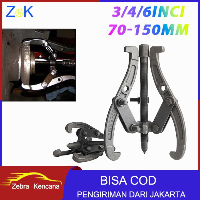 Sudimampir Gear Puller 3 Jaw Tracker 3/4/6 Inchi Tracker Bearing Puller/Treker Bearing/Treker