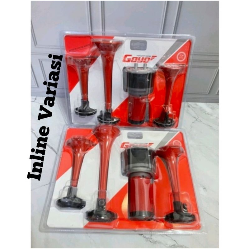 klakson telolet 3 terompet motor mobil 12 volt