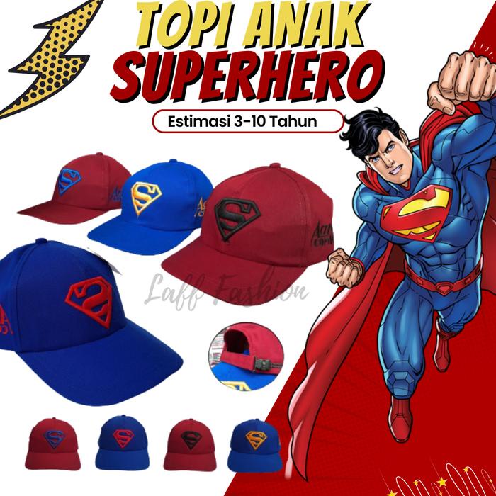 Promo Topi Anak Laki Laki Cowok 3 4 5 6 7 8 9 10 Tahun TK SD Kado Baju Kaos