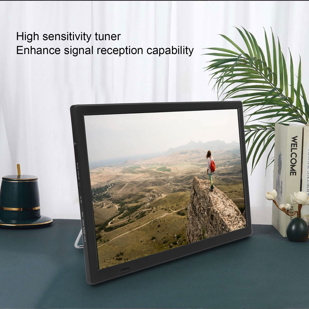 15.5 Inch Digital TV ATSC High Sensitivity Portable Digital Television Battery Powered TV Portable D