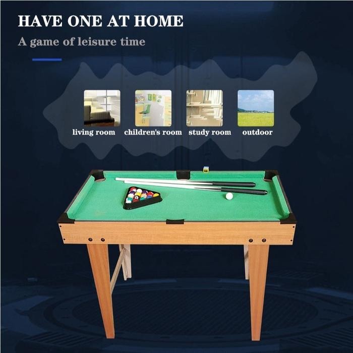 SALE TERHOTT CODBLISS BABY MEJA BILIAR MINI UNTUK ANAK KAYU DENGAN SET MEJA BILIAR KAKI TINGGI