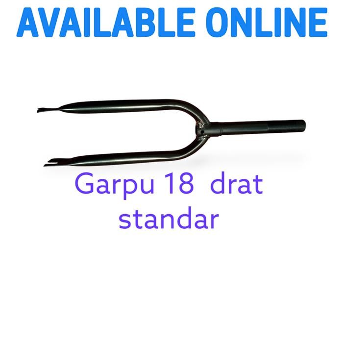 Garpu sepeda fork standar drat sepeda mini anak 12 16 18 opsi