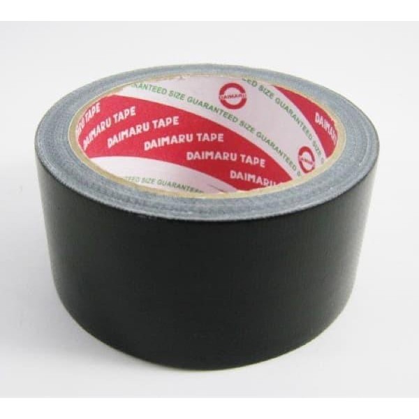 BERGARANSI Lakban Hitam Besar-Lakban Kain Besar Daimaru