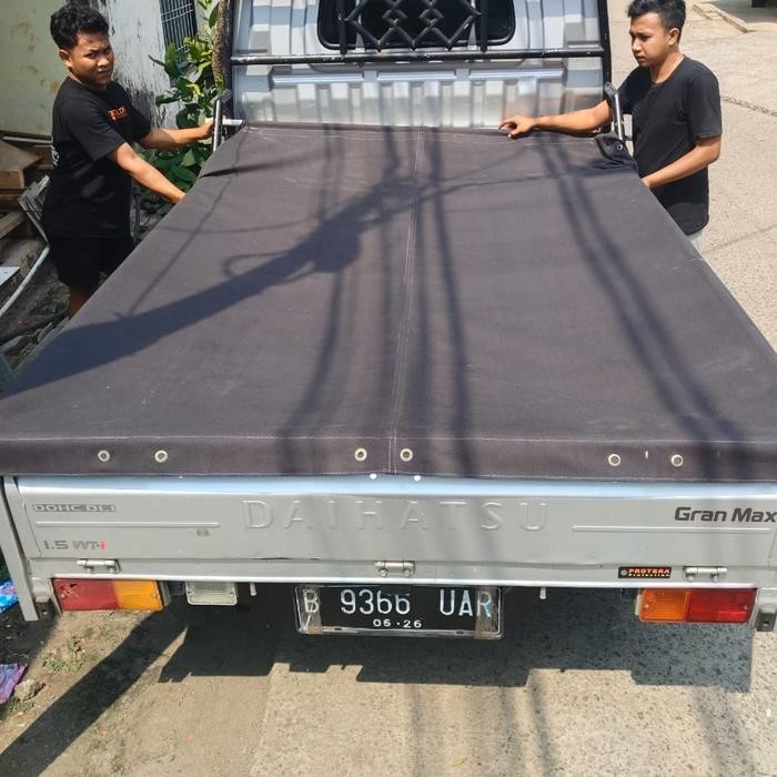 TERMURAH terpal kain kanvas tutup bak mobil grandmax 1.5