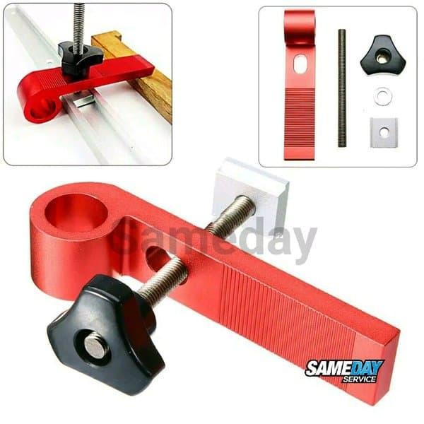 Paling Baik Klem Miter Track T-Slot T-Track Clamp Woodworking Tablesaw Router