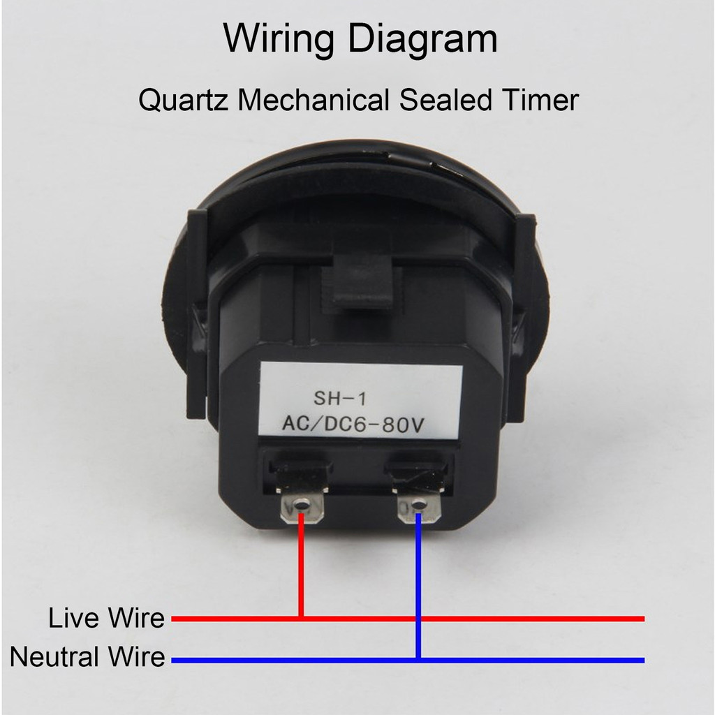 Quartz Hour Meter Boat Hour Meter Round Hour Meter High Accuracy Quartz Mechanical Hour Meter for