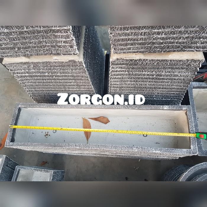 Pot Tanaman Hias Pot Beton Minimalis Pot Semen Panjang 1 Meter #Gratisongkir