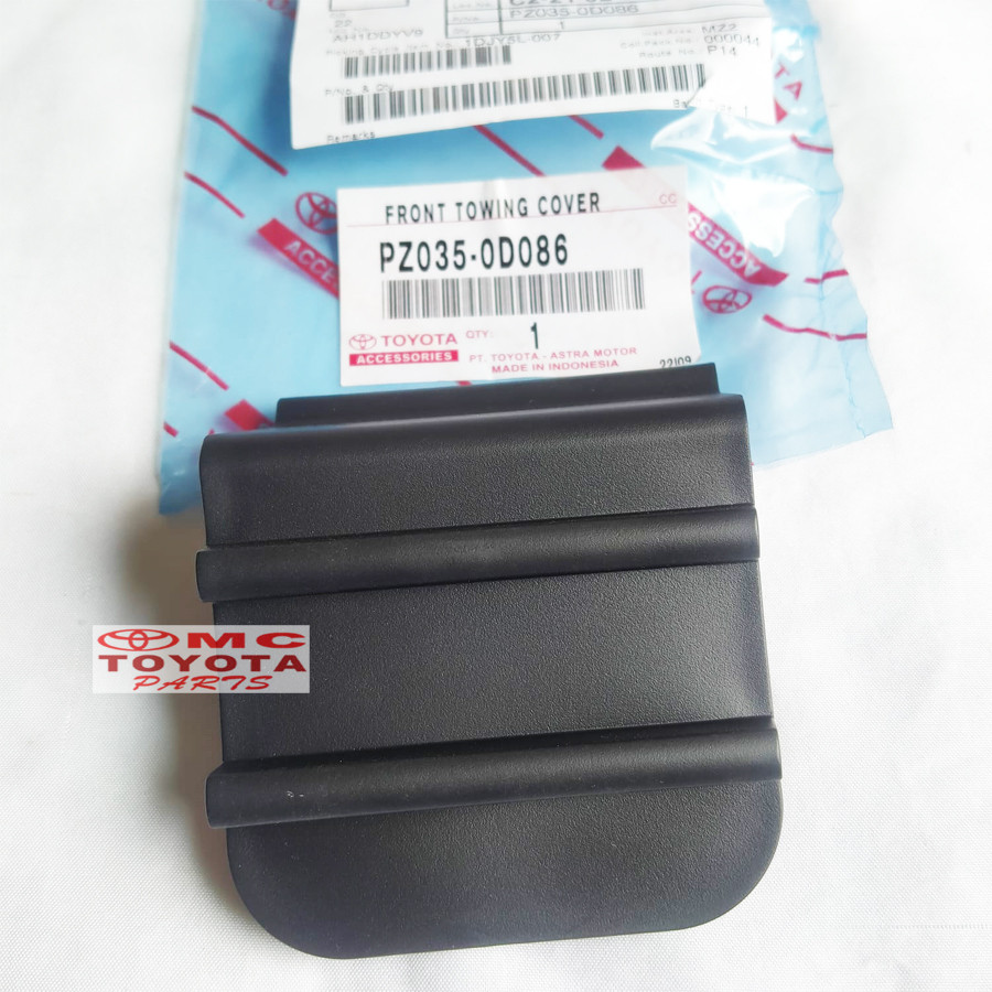 Tutup Cover Derek Towing Bumper Depan All New Yaris TRD 2014-2016 PZ035-0D086 WE