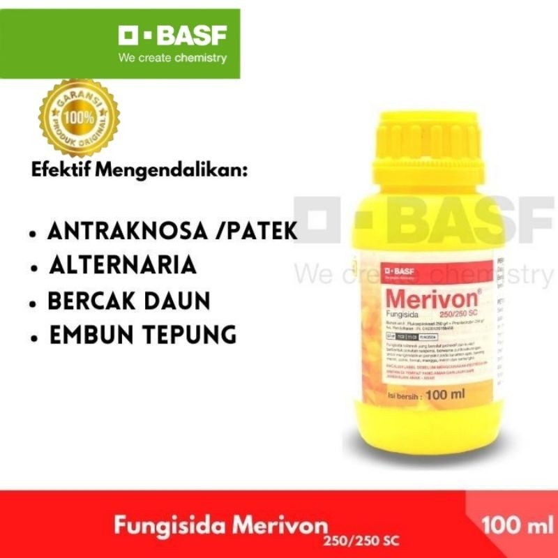OBAT BERCAK DAUN PATEK ANTRAKNOSA - FUNGISIDA SISTEMIK MERIVON 100 ML