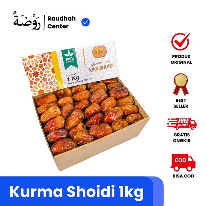 

BisaInstan- Kurma Shoidi Libya King Dates Tebal Lembut Dan Manis 1000 Gram - Food, Snack