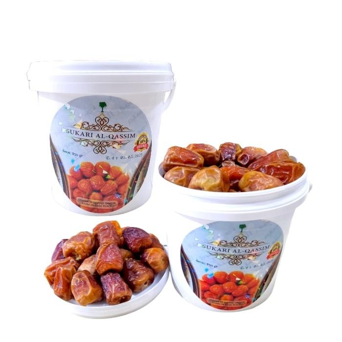 

BisaInstan- Kurma Sukari Ember Al Qassim Premium Grade A 850gram