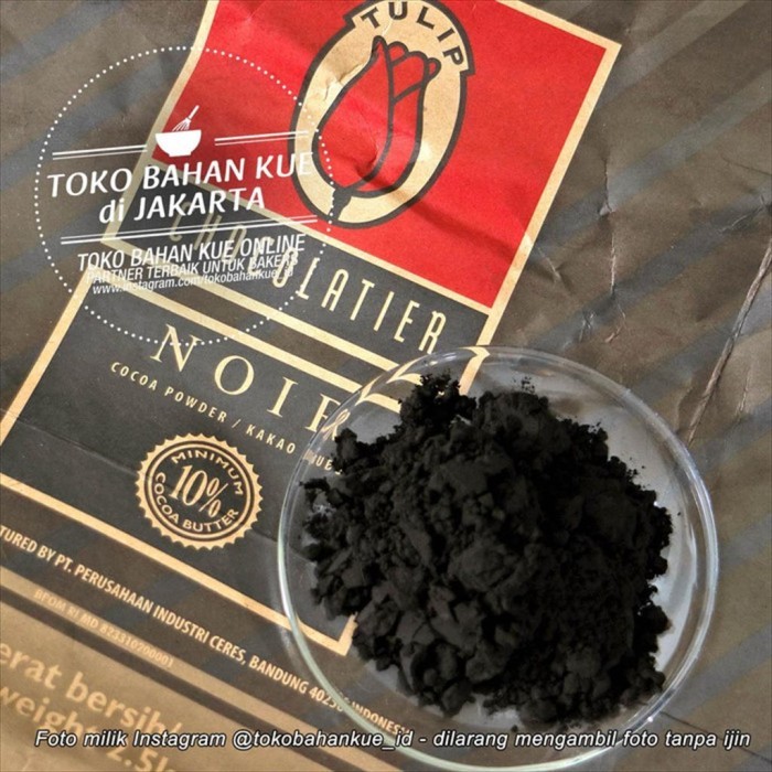 

BisaInstan- Tulip Cocoa Powder Black NOIR 100gr Coklat Bubuk Murni Hitam Gurih