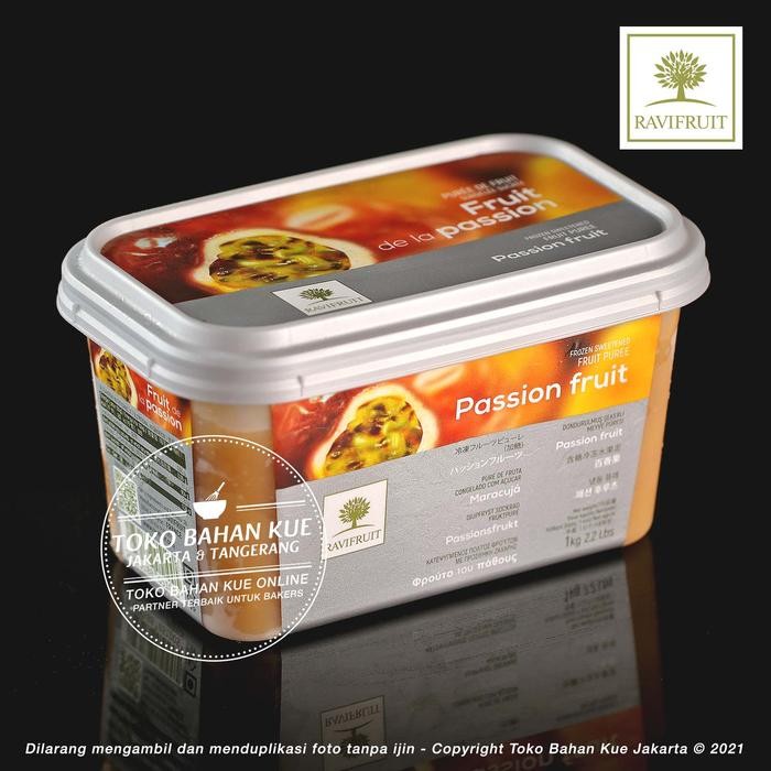

BisaInstan- Ravi Fruit PUREE Buah Beku 1kg Ravifruit Passion Fruit Frozen Fruity