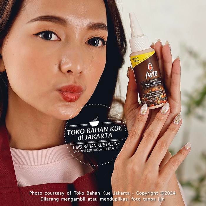 

BisaInstan- Tulip ARTE Chocolate Coloring LEMON YELLOW Cocoa Butter Pewarna KUNIN