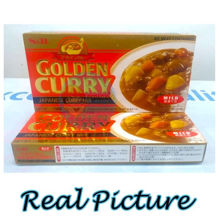 

BisaInstan- S&B Golden Curry 220gr Mild Kari Blok Kari Jepang