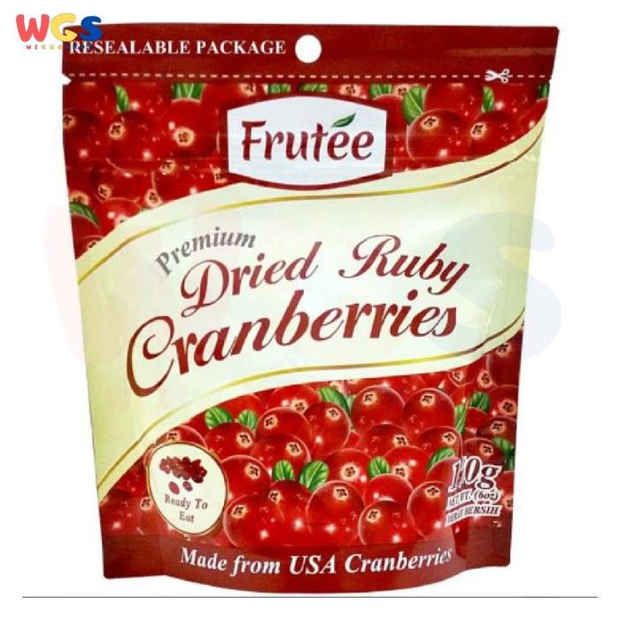 

BisaInstan- Buah Cranberry USA CA - Frutee Premium Dried Ruby Cranberries -170gr