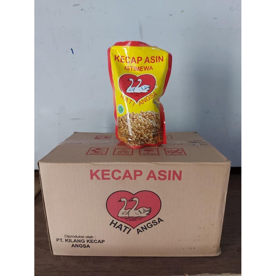 

BisaInstan- Kecap asin angsa Refill 600 ML - Sedus isi 12 pouch