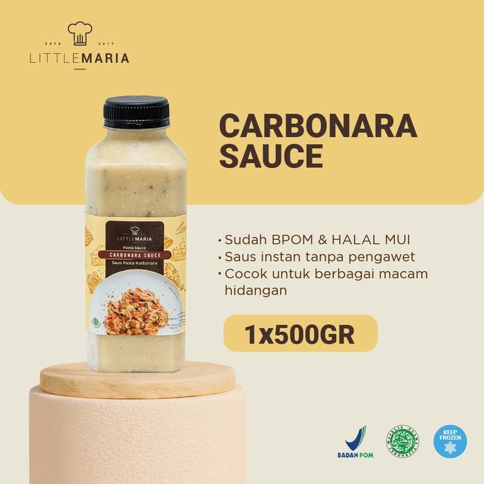 

BisaInstan- LittleMaria Carbonara Sauce/Saus Carbonara 500g