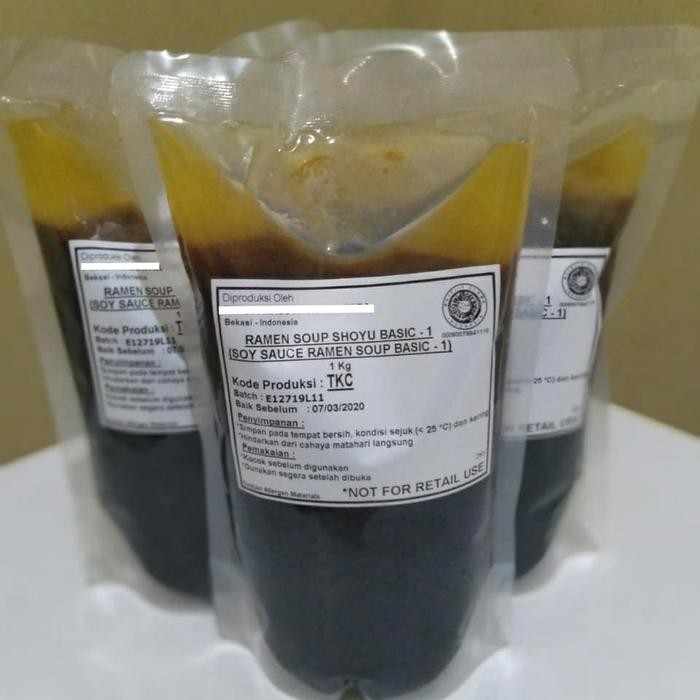 

BisaInstan- Ramen Soup Shoyu Basic HALAL Soy Sauce Ramen Soup Shoyu Ramen 1kg