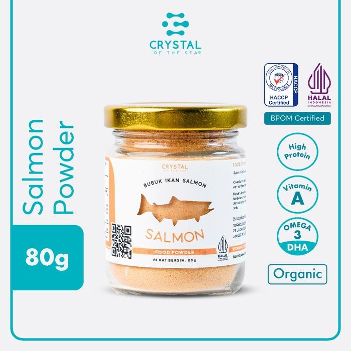 

BisaInstan- Salmon Food Powder 80g /Bubuk Ikan Salmon /Kaldu MPASI /Tinggi Omega-3