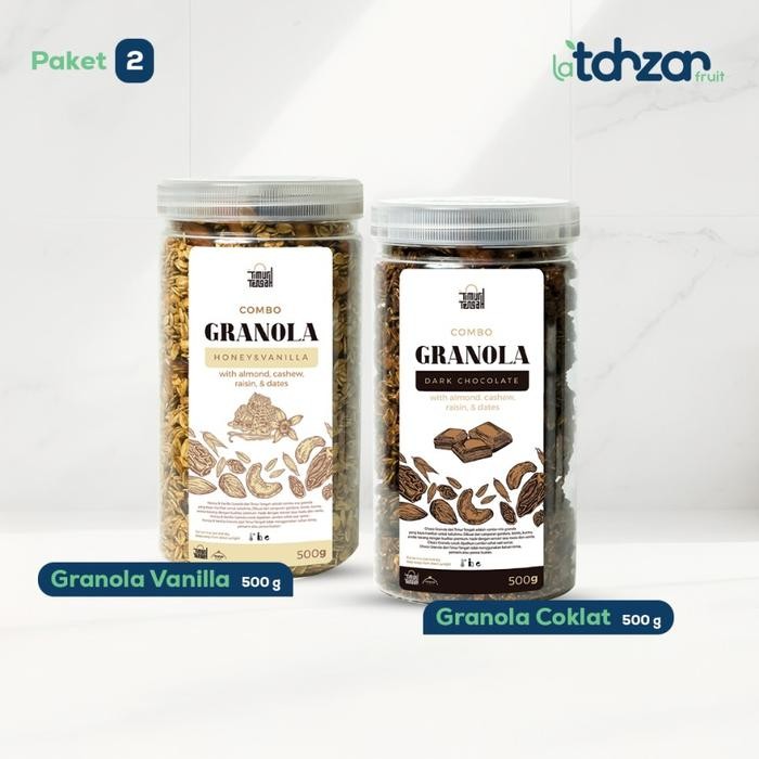 

PAKET HEMAT 2 TOPLES - GRAINNOLA 500 GR ORIGINAL GRANOLA TIMUR TENGAH